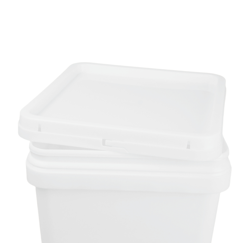 Chemical Resistance Yes Square Plastic Pail for IML Printing or Thermal Transfer or Screen Printing