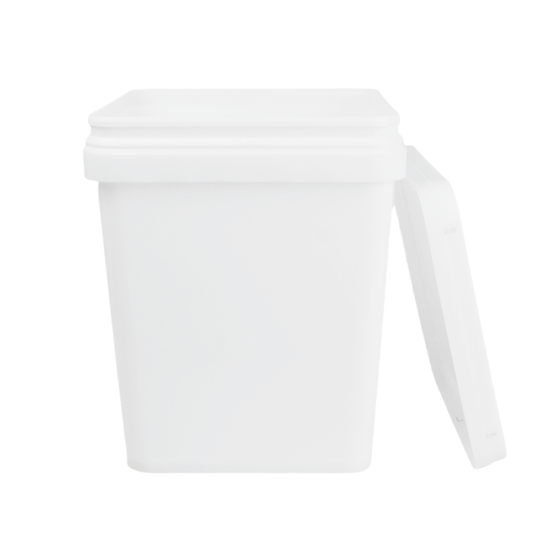 Chemical Resistance Yes Square Plastic Pail for IML Printing or Thermal Transfer or Screen Printing