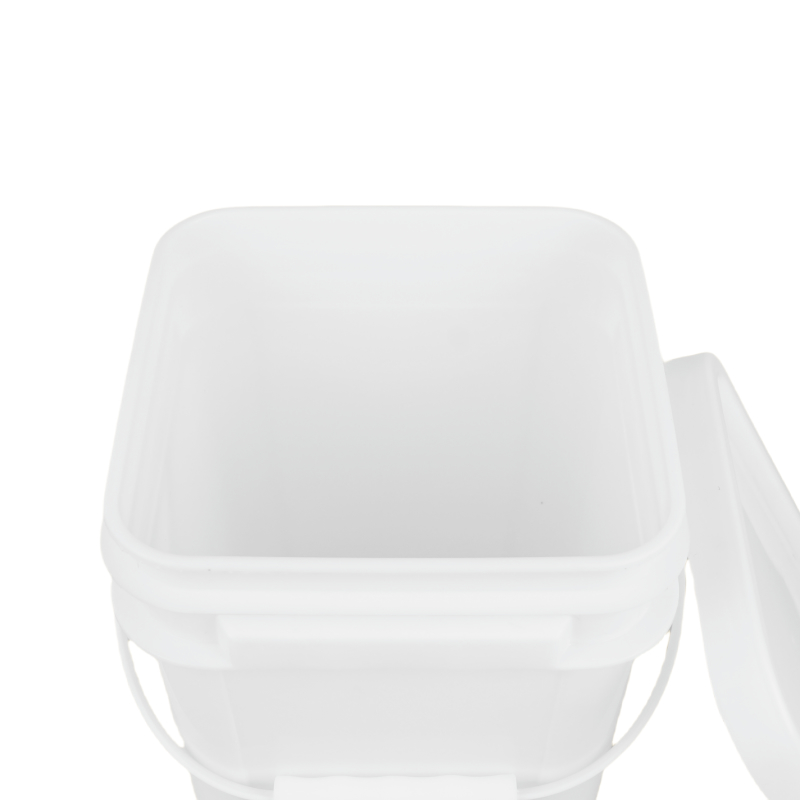 Food Grade Square Plastic Vessel White or Other for Practical Storage Solutions