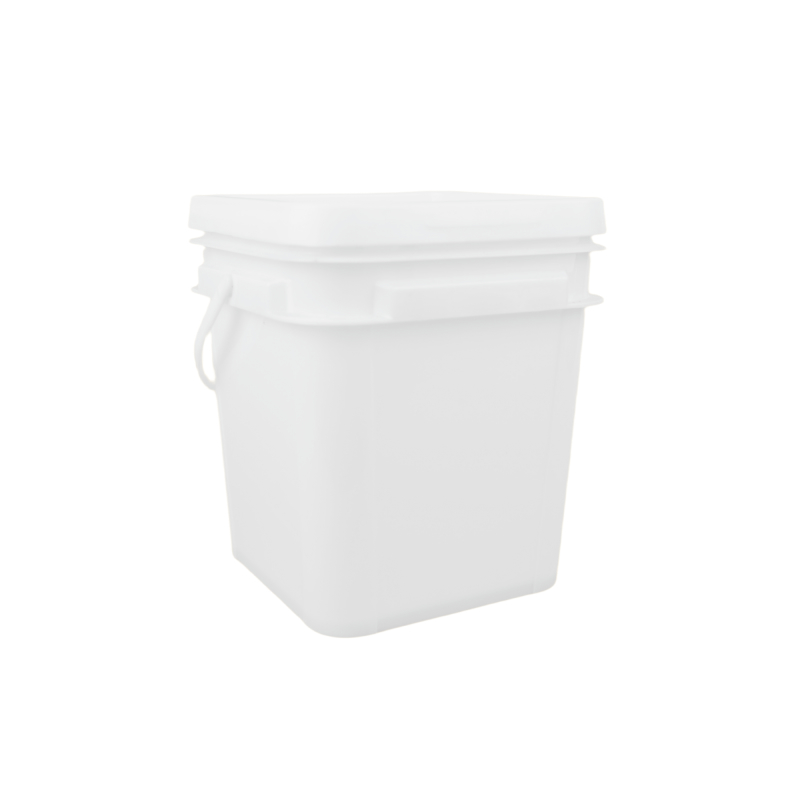 Food Grade Square Plastic Vessel White or Other for Practical Storage Solutions