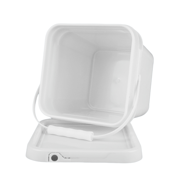 Food Grade Square Plastic Vessel White or Other for Practical Storage Solutions