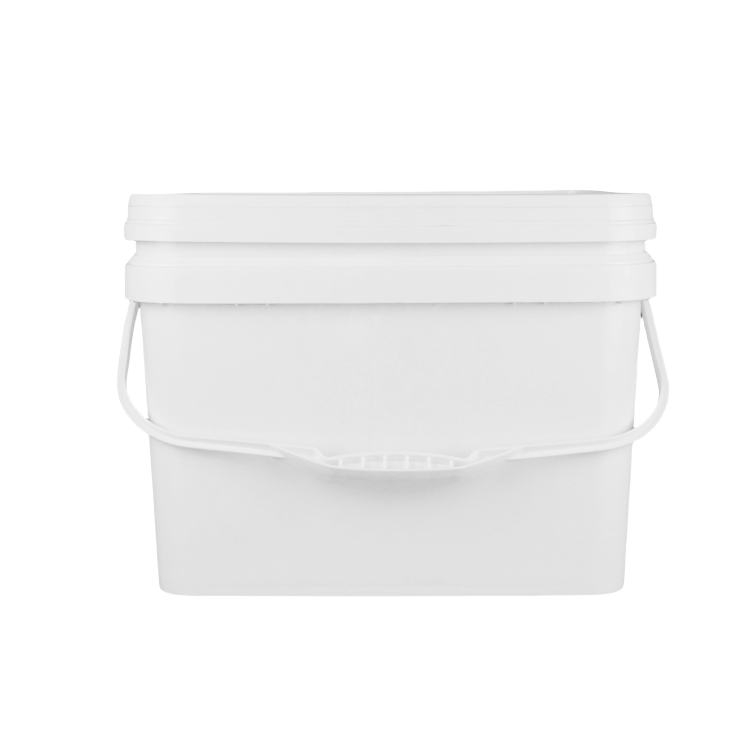 PP 100% Raw Materials Square Plastic Bucket with Impact Resistance White Or Other