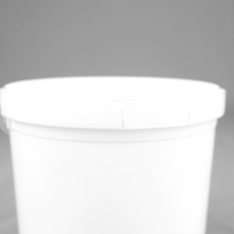 White Food Grade Bucket Safe And Durable For Storage And Transport