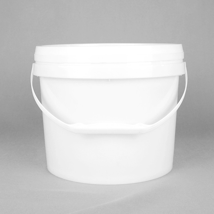 Logo As Required Round Plastic Bucket With Seal Lid For Packaging
