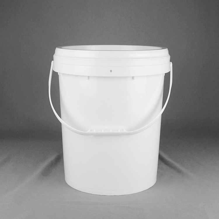 11.5 Inch Diameter White 5 Gallon Plastic Buckets With Handle