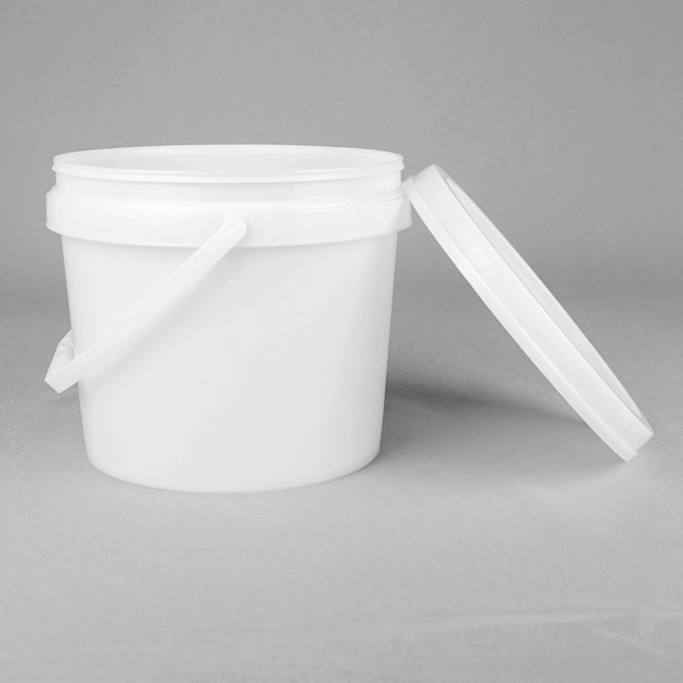Thermal Transfer Round Plastic Bucket 4 Liter For Wall Paint Glue