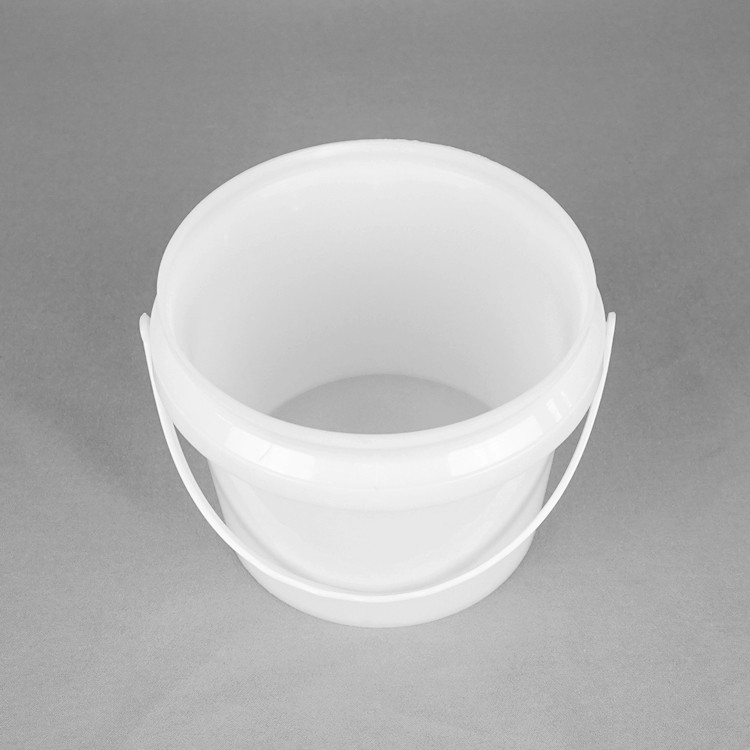 10L Capacity Circular Plastic Bucket With Coating For Easy Handling