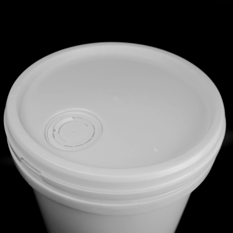 White 5 Gallon Plastic Buckets With UV Resistant And Handle