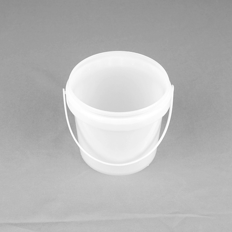 Ice Cream 1000ml Plastic Food Packaging Bucket With Lid And Handle