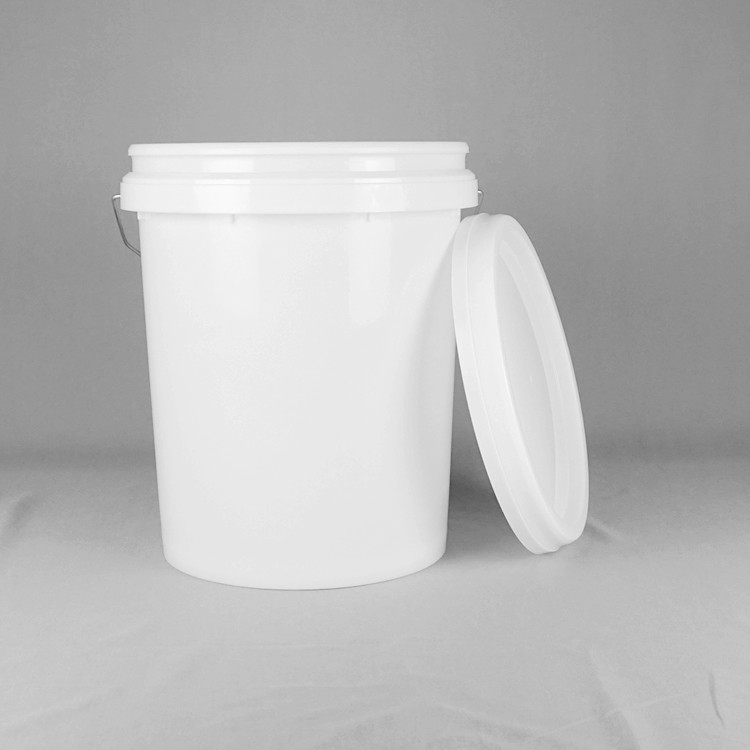 Round Chemical Storage Bucket with Handle 0.2-35L Capacity for Industrial Applications
