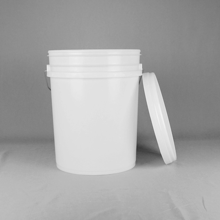 Gasket Included 5 Gallon Plastic Buckets with 20L Capacity and 11.5 Inch Diameter