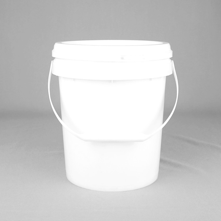 Rounded Molded Plastic Bucket 0.8-1.5mm Thickness As Required Color