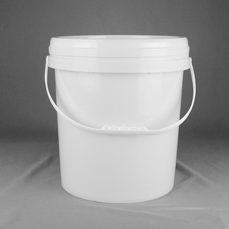 Round 5 Gallon Plastic Buckets With 20 Liter Capacity