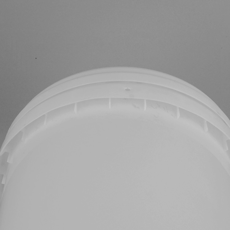 25cm DIA Transparent Plastic Bucket 10 Litre Clear Bucket For Food