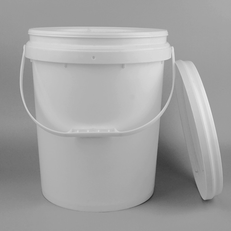 19L 5 Gallon Plastic Paint Bucket Plastic Container With Handle And Lid