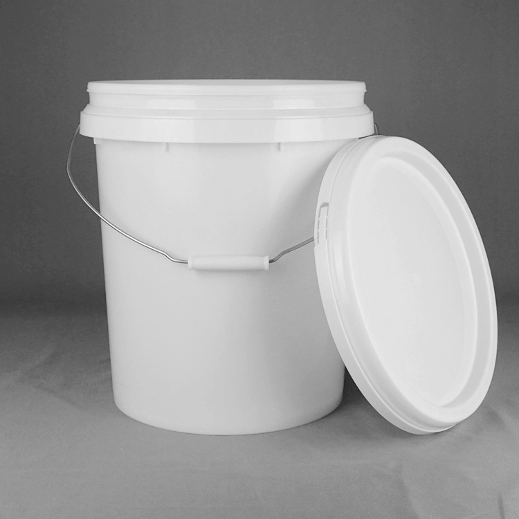 Food Grade Plastic Round Buckets UV Resistant
