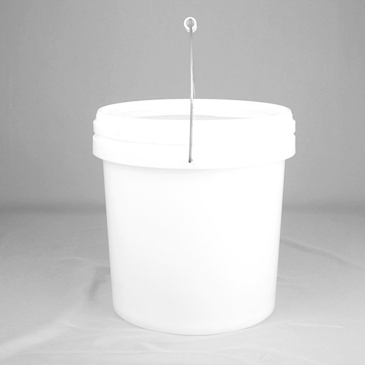 25cm DIA Transparent Plastic Bucket 10 Litre Clear Bucket For Food