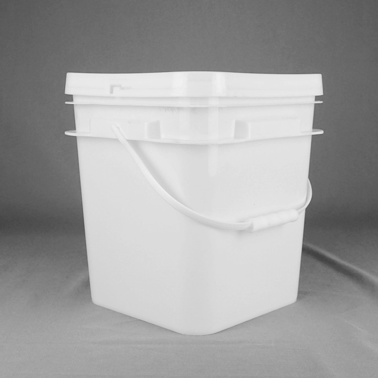 IML 12LT Square Pail PP Plastic Bucket Food 3gal With Seal Lid
