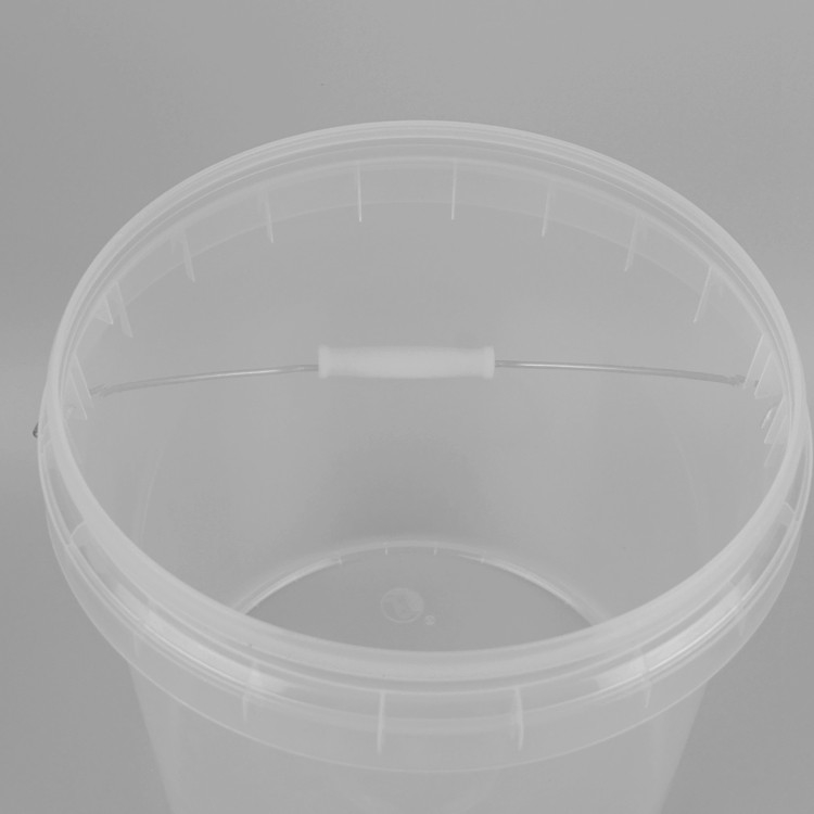 25*23*27cm Transparent Plastic Bucket 10L Plastic Bucket With Lid