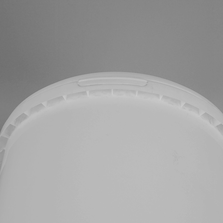 White Round Plastic Pail FDA Certified Capacity Depand On Customer'S Demand