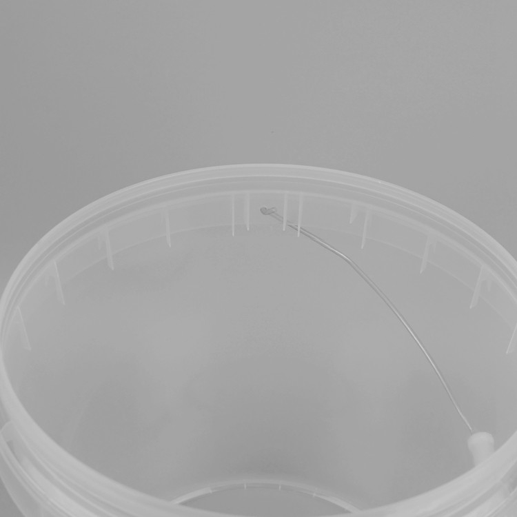 18L Transparent Plastic Bucket Round Plastic Barrel Customized