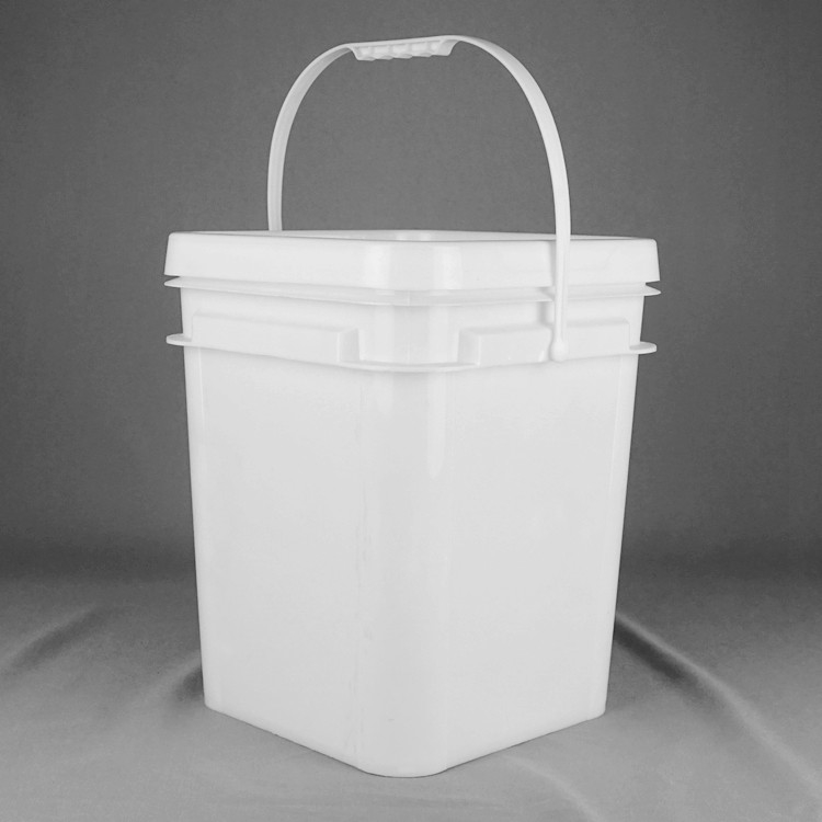 18 Liter Large Square Bucket Customized Color For Paint Industry