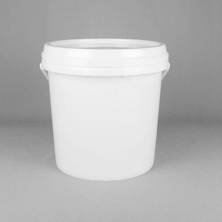 PP / HDPE Material 5 Gallon Plastic Buckets White Color
