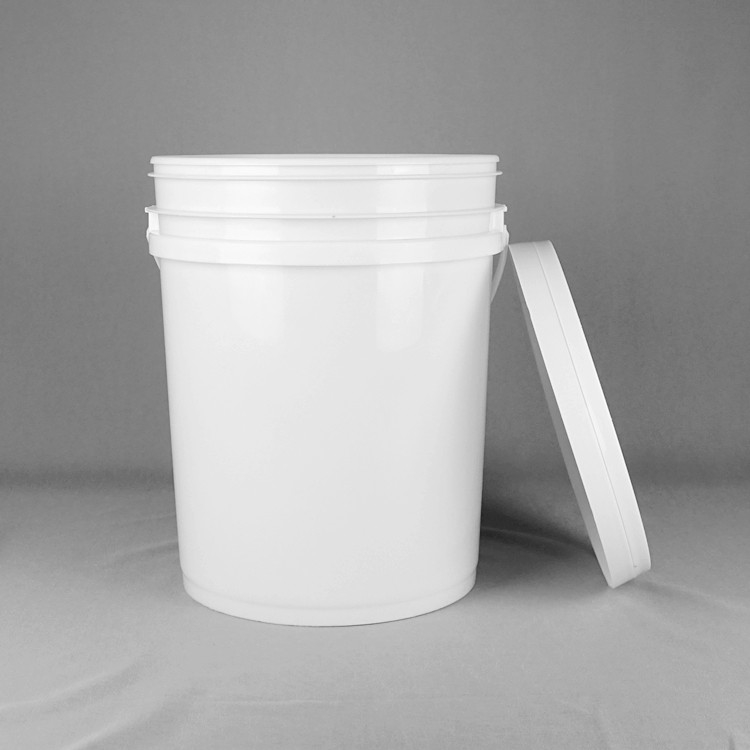 Round 5 Gallon Plastic Buckets 30*27*38cm Chemical Powder Use