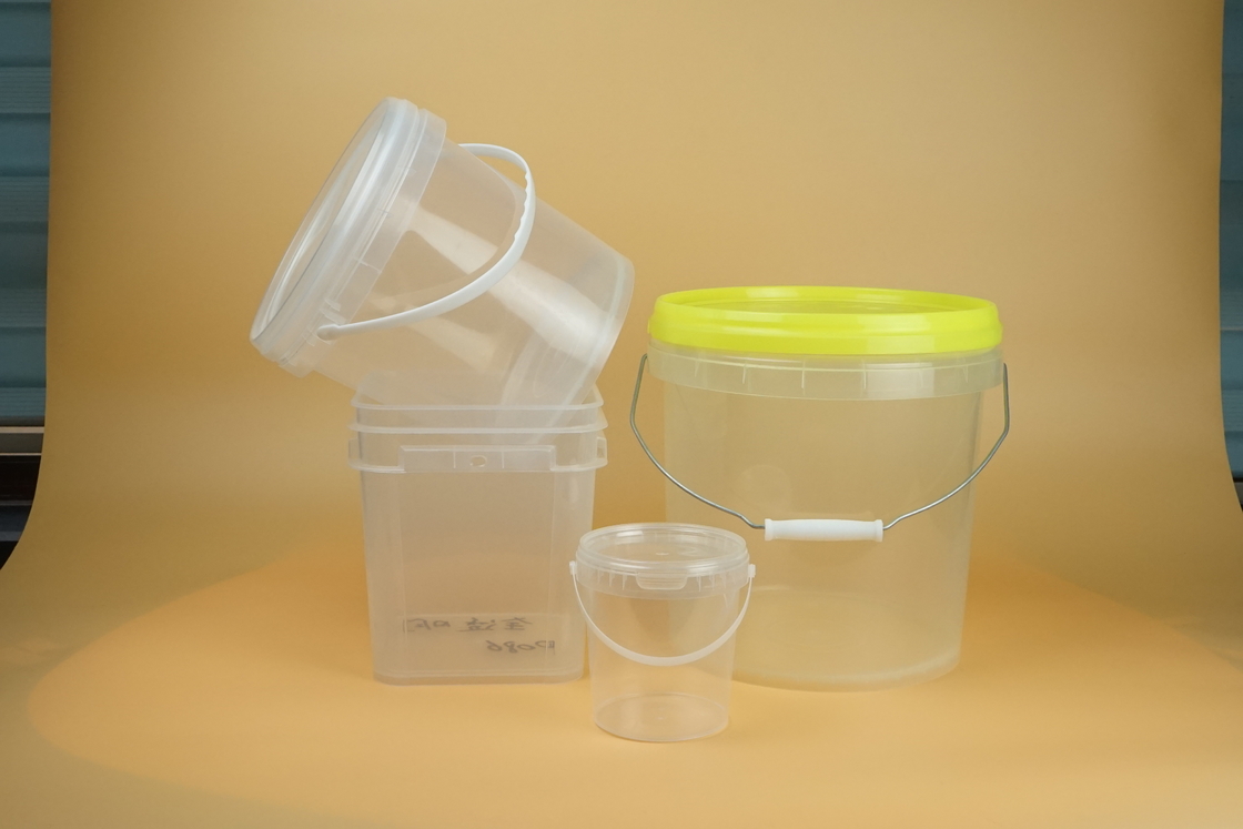 Food Grade Visible Transparent Plastic Bucket In Various Sizes
