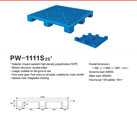 Efficient Packaging Solution with Stackable Plastic Pallet Nine Foot Style