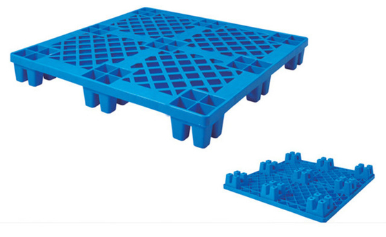 Heavy Duty Euro HDPE Large Stackable Plastic Pallet Reversible Double Sides