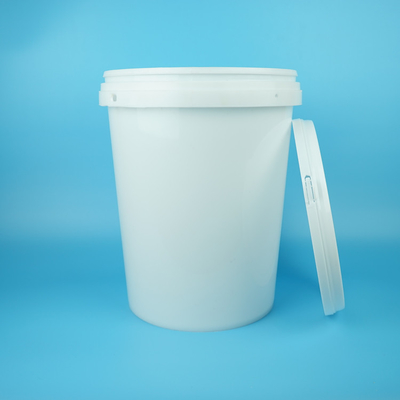 20L Lubrication Repository Lubricant Vessel OEM White Rectangle Square Pails For Varied Shapes
