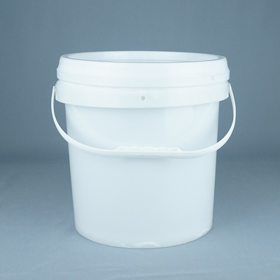 Round Food Grade Plastic Buckets Stackable Reusable With Handle 1L-5L Capacity