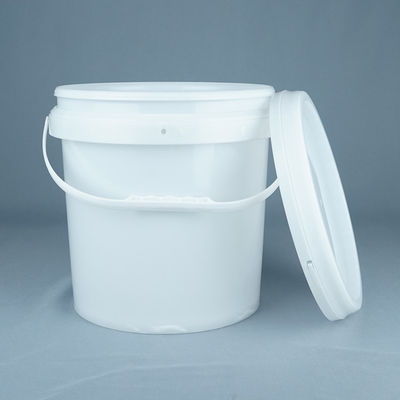 PP Material 10 Liters Square Plastic Pail With Handle