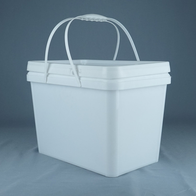 20kg Rectangular Plastic Bucket Food Grade Storage Packaging Container