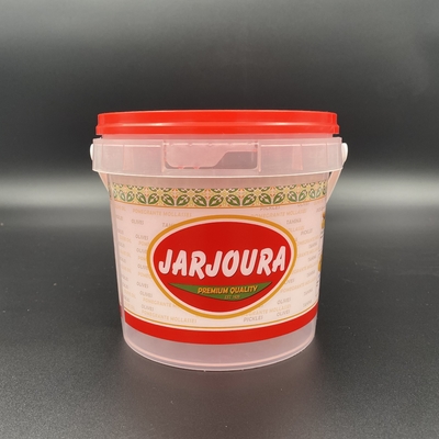 Biscuits Small Round Food Grade Buckets Plastic Container With Lid