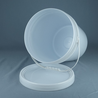 Long Lasting IML Printing Molded Round Plastic Bucket With Heat Transfer