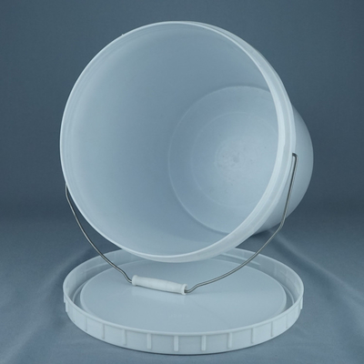 Chemical Raw Material Packaging Round Plastic Barrel With Lid And Handle
