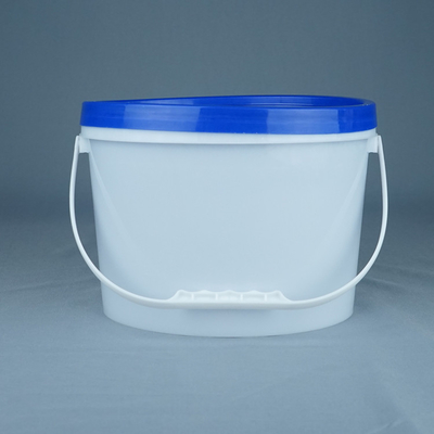 5L 10L 20L Plastic Bucket Oval Form PP / HDPE Material