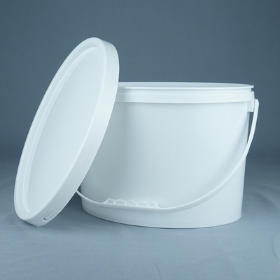 PP / HDPE Material Oval Plastic Bucket with IML Printing Or Screen Printing