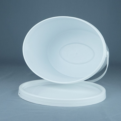Customizable Oval Plastic Bucket For Food Fruit Toys And Storage