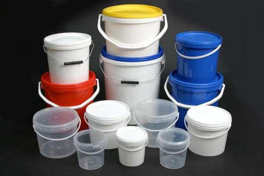 CAS/FDA/SGS/ISO9001 Certified Plastic Food Bucket With Lid 0.2-200L Capacity