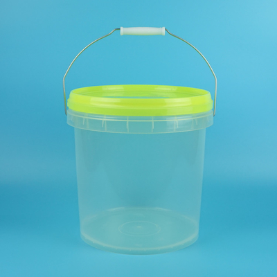 Customizable Durable Transparent Plastic Bucket T/T Payment IML Thermal Transfer Printing