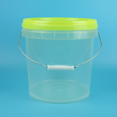 Customizable Durable Transparent Plastic Bucket T/T Payment IML Thermal Transfer Printing