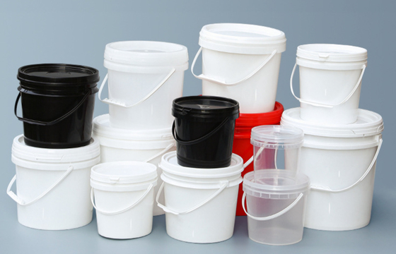 Woven Bag & PE Bag Plastic Toy Buckets for Toy Storage