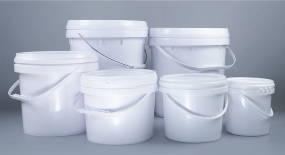 White Or Other Color Tool Accommodating Bucket with Lid