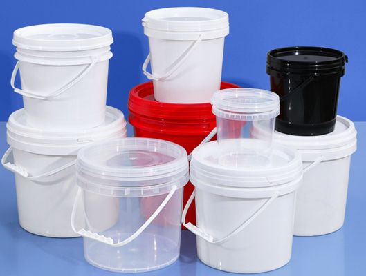Stackable Food Grade Plastic Buckets With Handle BPA Free Convenience
