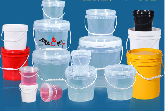 Customized Transparent Plastic Bucket See Details and Transparent Material
