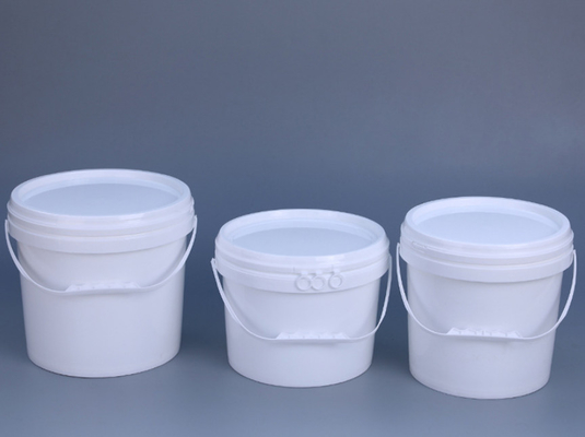Reusable Round Shape Food Grade White Buckets 1-5L Eco-friendly and Durable