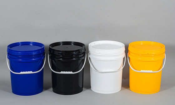 Clear 5 Gallon Plastic Buckets with UV Resistance
